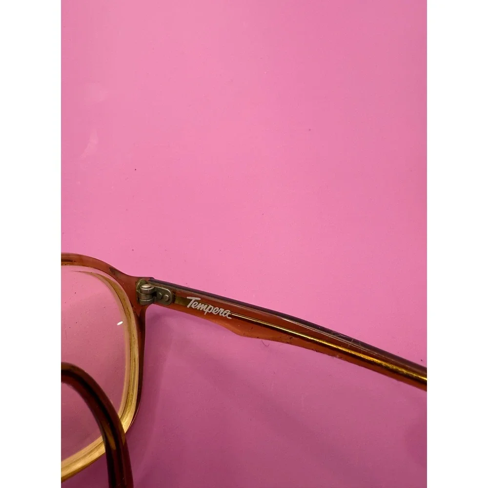 Vintage American Optical Tempera Eyeglasses AO 0887 Bransw Retro‎ Glasses